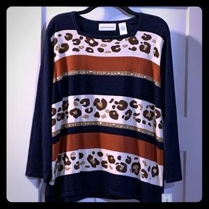 ❤️Women’s Knit Top by Alfred Dunner-Size XL